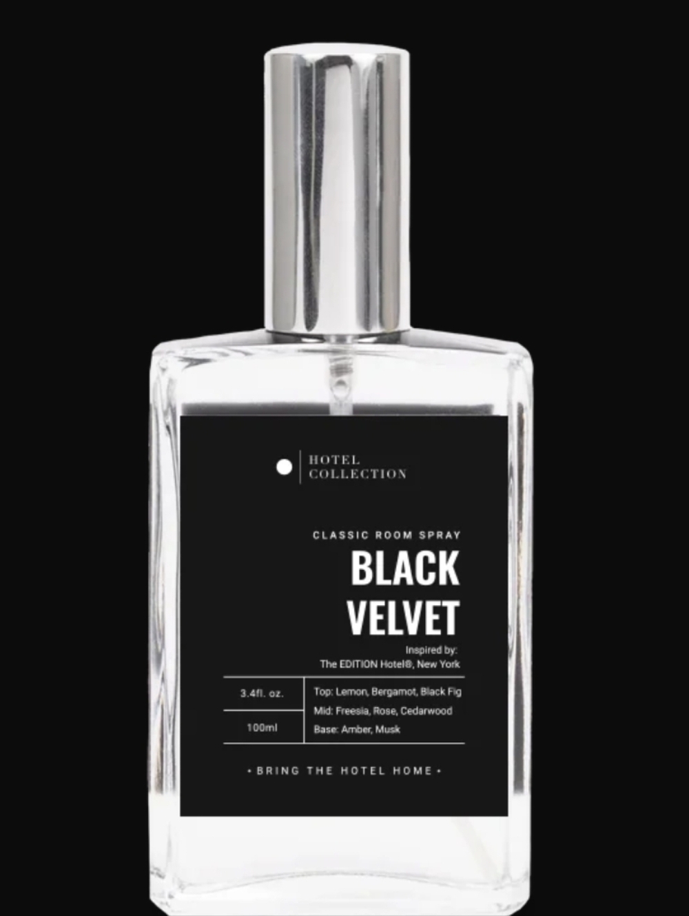 NWT Hotel Collection Black Velvet Room Spray - Black